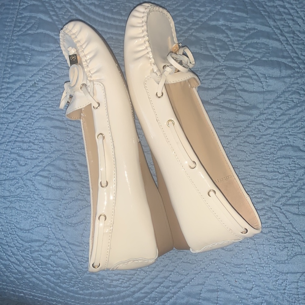 Michael Kors patent leather driving loafers moc toe bow size 7 - Picture 6 of 12